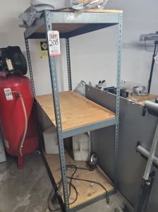 SHELF UNIT, 4' X 2' X 6' HT, CONTENTS NOT INCLUDED-208