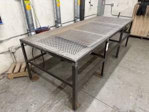 HEAVY DUTY DOWNDRAFT TABLE, 10' X 4' X 36" TOP HT-4