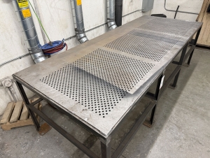 HEAVY DUTY DOWNDRAFT TABLE, 10' X 4' X 36" TOP HT-4