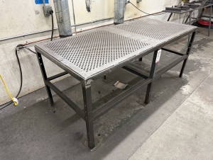 HEAVY DUTY DOWNDRAFT TABLE, 7' X 3' X 36" TOP HT-5