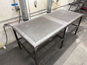 HEAVY DUTY DOWNDRAFT TABLE, 7' X 3' X 36" TOP HT-5