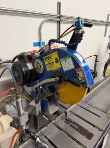 CTD 12" STRAIGHT CUT OFF SAW, MODEL F255R, 3725 RPM, S/N 2174R, W/ (2) PNEUMATIC MATERIAL HOLD DOWNS-10