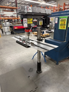 JET 20" DRILL PRESS, MODEL JDP-20MF, S/N 18013813, W/ STATIONARY FLOOR MOUNT-24