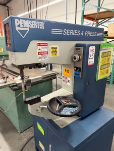 2017 PEMSERTER SERIES 4 HARDWARE INSERTION PRESS, S/N M4-6354, W/ FOOT SWITCH-25