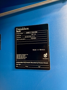 2023 DONALDSON TORIT DFE 3-6 DUST COLLECTOR, S/N 16785499-L1-1, 12" NON-RETURN VALVE, DUST LEVEL SENSOR, MICROSWITCH, CONTROL PANEL-33