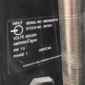 MILLER MILLERMATIC 252 WELDING POWER SOURCE, STOCK NO. 907321, S/N ME030257N, GAS CYLINDER NOT INCLUDED-36