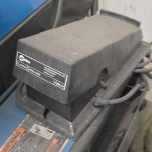 MILLER SYNCROWAVE 350LX WELDING POWER SOURCE, STOCK NO. 907198-03-1, S/N LG190069L, W/ MILLER COOLMATE 3 CHILLER, FOOT CONTROL-40