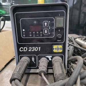 LOT - HBS CD2301 STUD WELDER W/ GUN AND LEADS-46C