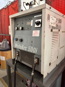 MOTOMAN WELDING CELL W/ ROBOTIC WELDING ARM, MOTOR REWIND REPAIR NEEDED-53