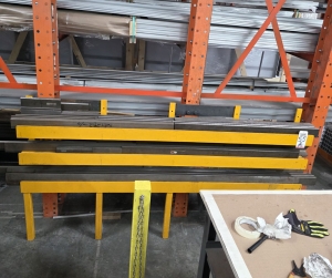 LOT - RACK, W/ CONTENTS OF PRESS BRAKE DIES, LENGTHS UP TO 99"-55A
