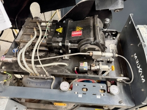 OMAX-2022 OMAX MAXIEM M2040 ABRASIVE WATERJET CUTTING SYSTEM, 3-AXIS CUTTING HEAD, TABLE SIZE: 13' 4" X 7'0" XY,  CUTTING TRAVEL: 13' 4" X 6' 8", Z-AXIS TRAVEL: 12", MAXJET 5I NOZZLE, 600 LB. ABRASIVE HOPPER, PULL-TO-OPEN VALVE SINGLE NOZZLE, WATER FILTER, CUTTING TABLE, S/N M20405268-57