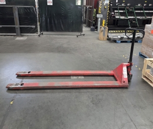 VESTIL MFG. LONG PALLET JACK, 8' FORKS, 4,400 LB CAPACITY-67