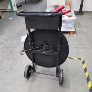 LOT - BANDING CART W/ 5/8" STEEL BANDING, W/ TOOLS-76