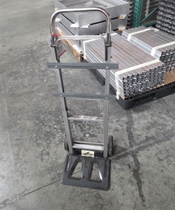FOLDING LIGHTWEIGHT HAND TRUCK, SOLID TIRES-125