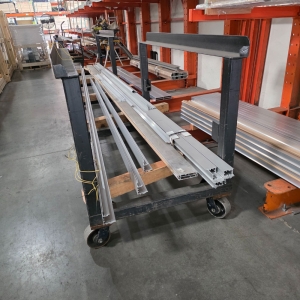 MATERIAL CART, 18' X 38", CONTENTS NOT INCLUDED-155