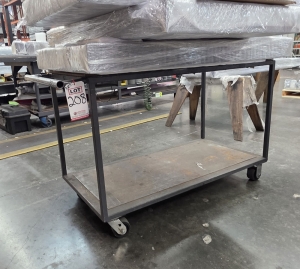 LOT - (2) STEEL SHOP CARTS, 2' X 4', CONTENTS NOT INCLUDED-208