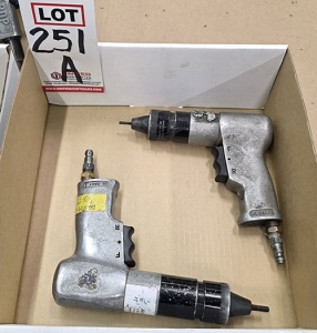 LOT - (2) PNEUMATIC RIVET NUT TOOLS-251A