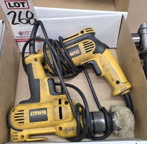 LOT - (2) DEWALT 3/8" DRILL MOTORS-268