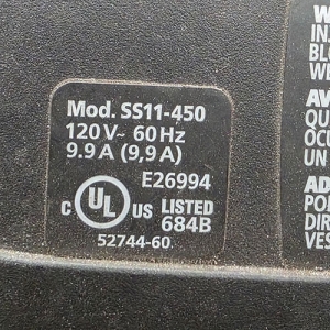 SHOP-VAC WET/DRY VAC, MODEL SS11-450-298