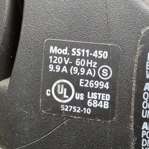 SHOP-VAC WET/DRY VAC, MODEL SS11-450-299