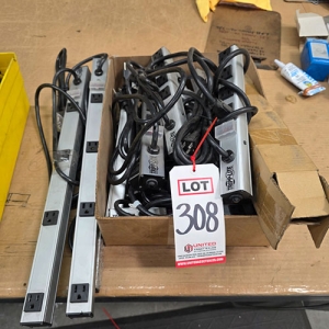 LOT - TRIPP-LITE POWER STRIPS: (3) 2' AND (9) 1'-308