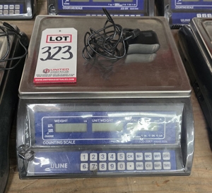 ULINE COUNTING SCALE, MODEL JCE-30K, 60 LB CAPACITY-323
