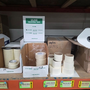 LOT - SHRINK WRAP, MASKING, SHIPPING TAPE, VELCRO-353