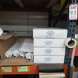 LOT - SHRINK WRAP, MASKING, SHIPPING TAPE, VELCRO-353