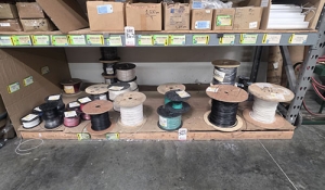 LOT - APPROX. (31) SPOOLS OF ASSORTED WIRE-361
