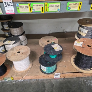 LOT - APPROX. (31) SPOOLS OF ASSORTED WIRE-361