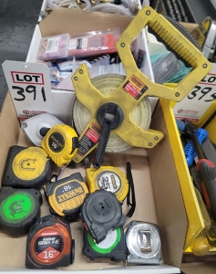 LOT - ASSORTED TAPE MEASURES-391
