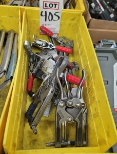 LOT - CAMLOCK CLAMPS AND (3) KNU-VISE CLAMPS-405