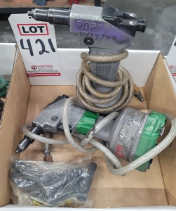 LOT - (2) PNEUMATIC RIVETERS-421