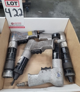 LOT - (4) PNEUMATIC RIV-NUT SETTER GUNS-422