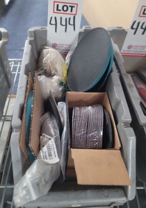 LOT - GRINDING, POLISHING, BUFFING SUPPLIES-444