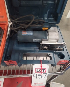 BOSCH JIG SAW, MODEL 1587AVS, W/ CASE-457