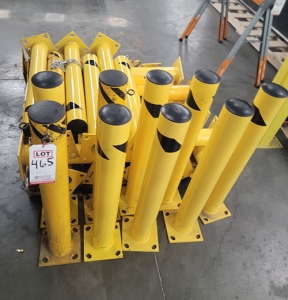 LOT - (34) BOLT DOWN BOLLARDS, 4-1/2" X 36" HT-465