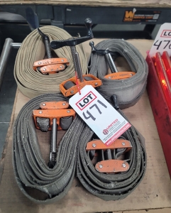 LOT - (5) JORGENSEN #62 STRAP UP CLAMPS-471