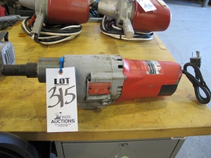 MILWAUKEE ELECTRIC CORE DRILL (G-49) LOADING & HANDLING FEE $5-