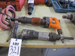 LOT (2) HR PNEUMATIC CHIPPING HAMMERS (G-49) LOADING & HANDLING FEE $5-