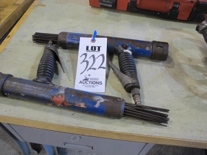 LOT (2) PNEUMATIC SCALER TOOLS (G-49) LOADING & HANDLING FEE $5-