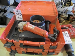 LOT (2) MILWAUKEE ELECTRIC ANGLE GRINDERS (G-49) LOADING & HANDLING FEE $5-