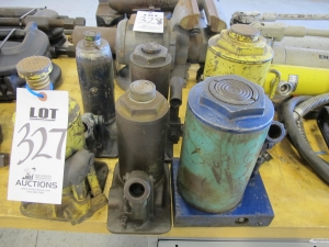 LOT ASSORTED HYDRAULIC JACKS (G-49) LOADING & HANDLING FEE $5-