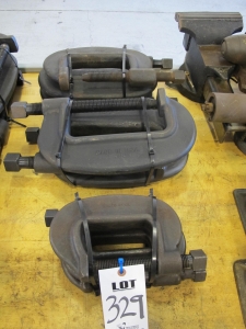 LOT (9) ASSORTED C CLAMPS (G-49) LOADING & HANDLING FEE $5-