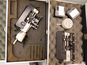 LOT OF (8) MTG DIGITAL THREAD GAGES, PLUS (3) MTG G-600 THREAD GAGE BODIES W/O ANALOG OR DIGITAL READ OUTS-367