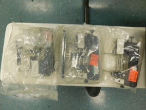 LOT OF (8) MTG DIGITAL THREAD GAGES, PLUS (3) MTG G-600 THREAD GAGE BODIES W/O ANALOG OR DIGITAL READ OUTS-367