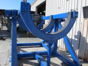 2010 SSID MECHANICAL SERVICES JOB #51805 UPENDER, 12' IN LENGTH, 6' WIDE, 3' DEEP, FRAME: 9'-6"X16'-6", CONSTRUCTION, 10"X10" TUBE SUPPORTS, 8"X8" STAND SUPPORTS W/ 5 HP HYDRAULIC POWER SUPPLY, 44,000 LB CAP (G-49) LOADING & HANDLING FEE $750-