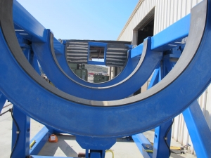 2010 SSID MECHANICAL SERVICES JOB #51805 UPENDER, 12' IN LENGTH, 6' WIDE, 3' DEEP, FRAME: 9'-6"X16'-6", CONSTRUCTION, 10"X10" TUBE SUPPORTS, 8"X8" STAND SUPPORTS W/ 5 HP HYDRAULIC POWER SUPPLY, 44,000 LB CAP (G-49) LOADING & HANDLING FEE $750-