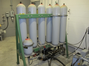 CRANEVEYOR 16' X 22' OVERHEAD CRANE W/ YALE 2-TON CRANE S/N 42880 (W-46) LOADING & HANDLING FEE $2,500-