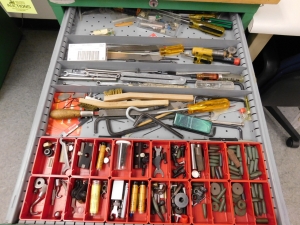 LISTA 6 DRAWER WORKBENCH, W/(2) STAMP SETS-385